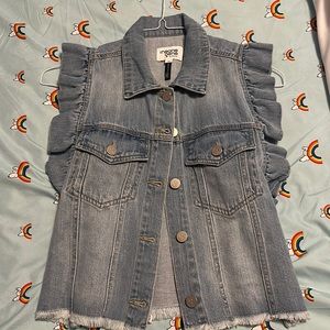 New Denim Vest No tags Xs